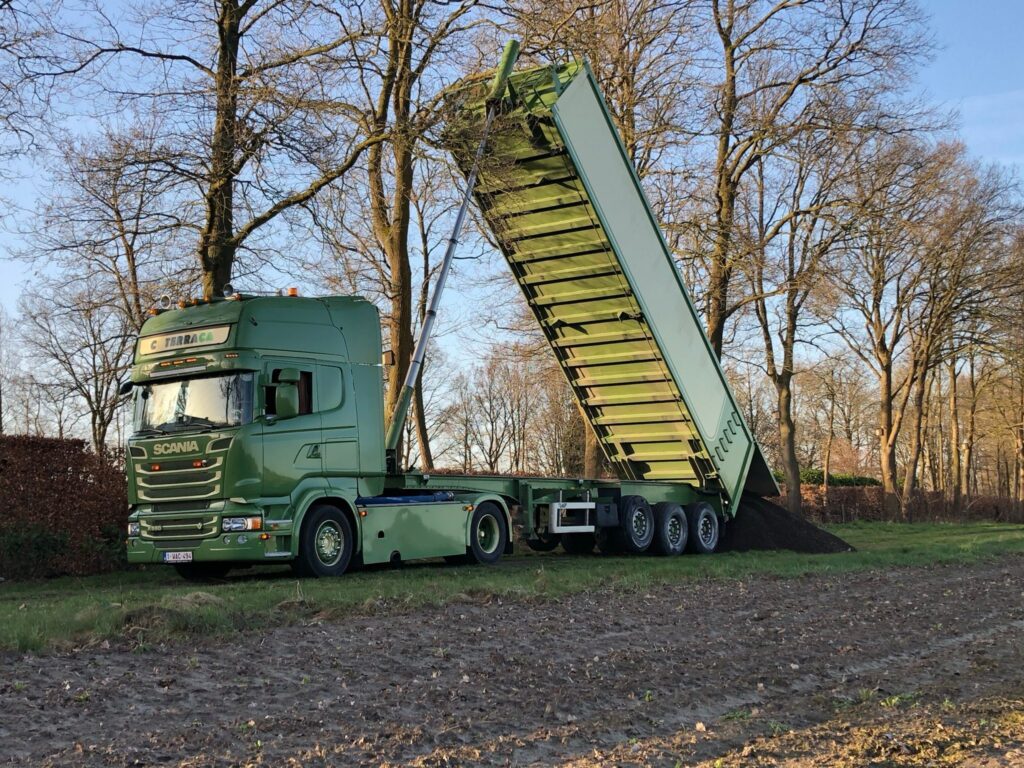 JDC Lava-Substrate Aalter - Levering kipper los gestort transport Terraca